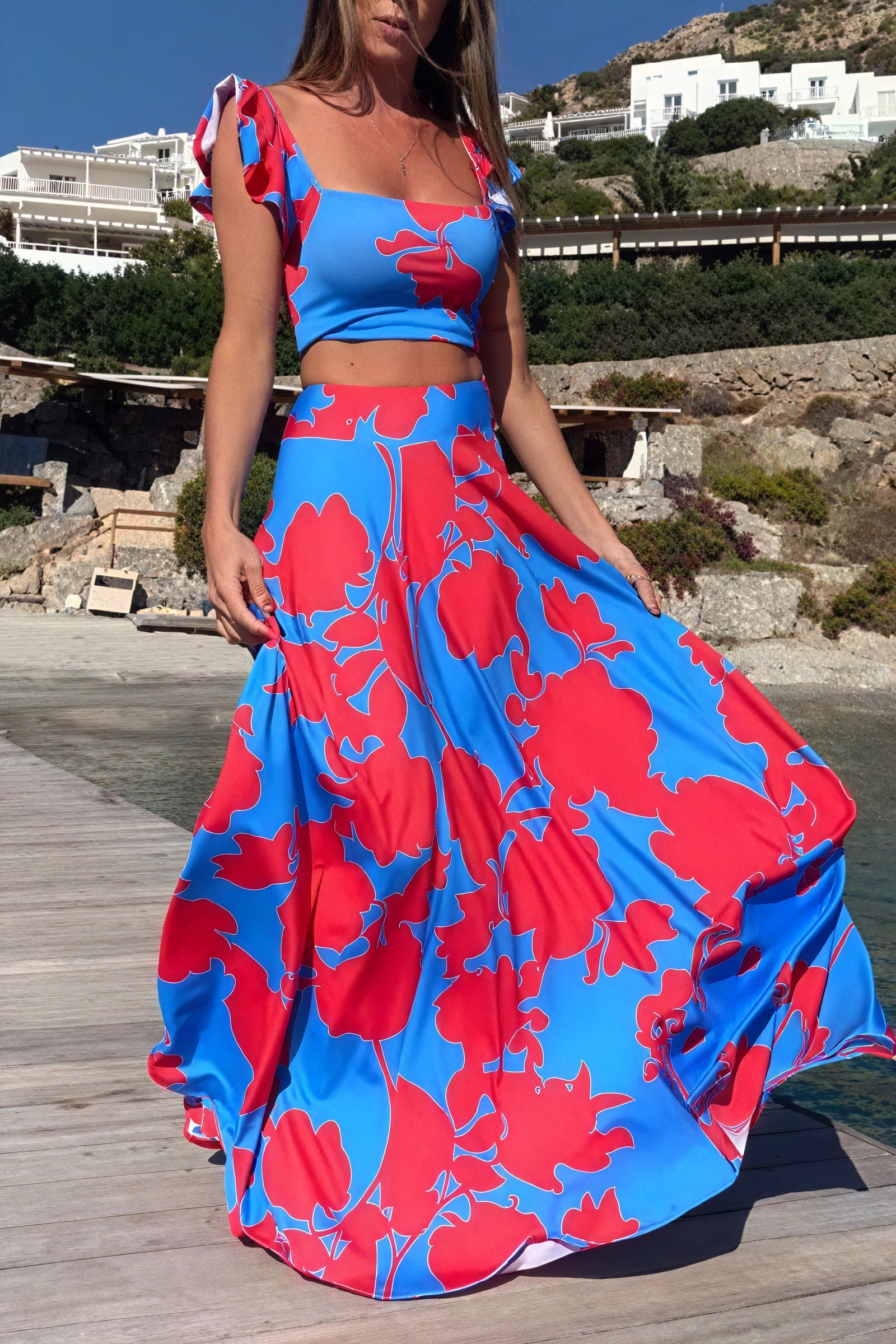 Abito Due Pezzi Floreale - Stile Vacanza