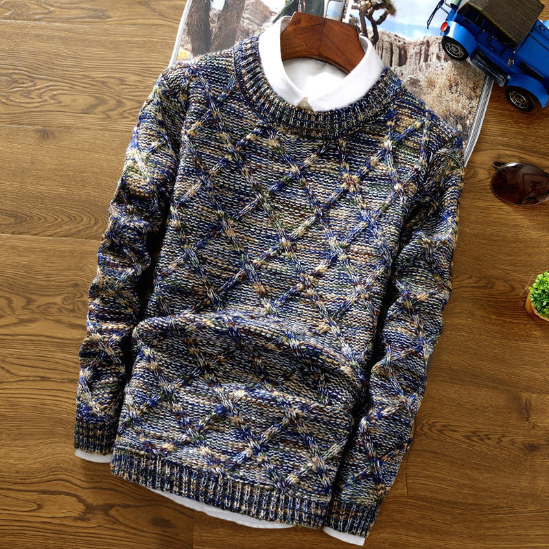 Francis - Caldo, colorato maglione invernale per uomo
