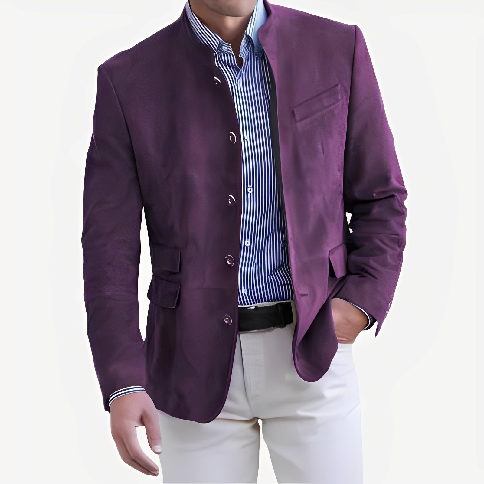 Hervey - Stiloso Blazer Ricreativo per Uomini