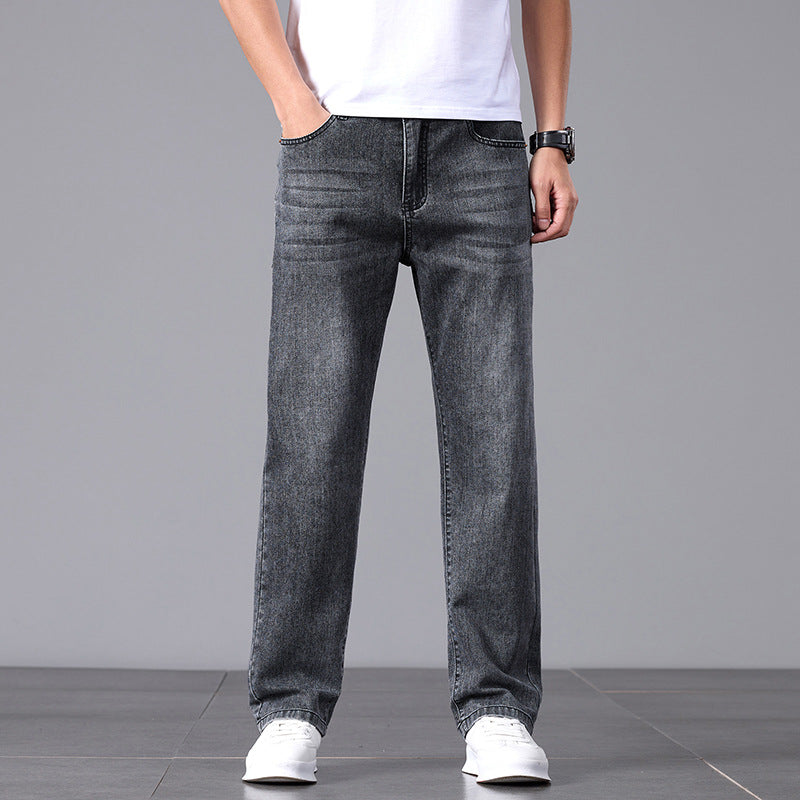 Allan - Jeans Straight Casual per Uomini