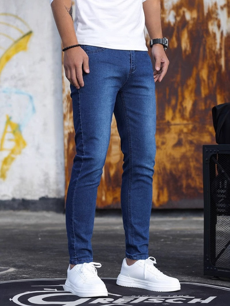 Linford - Classiche Stretch-Skinny-Jeans per Uomini