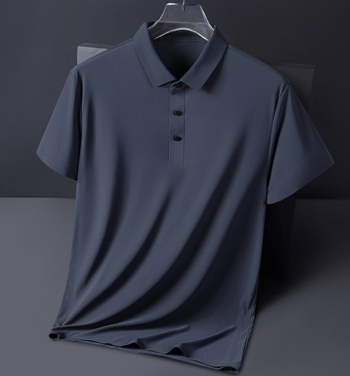 Malcom - Polo casual e traspirante per uomini