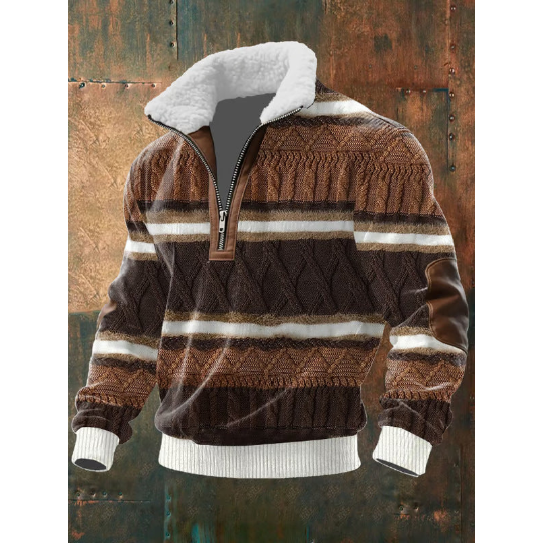 SILVORO | MAGLIONE A COLLO ALTO IN PILE
