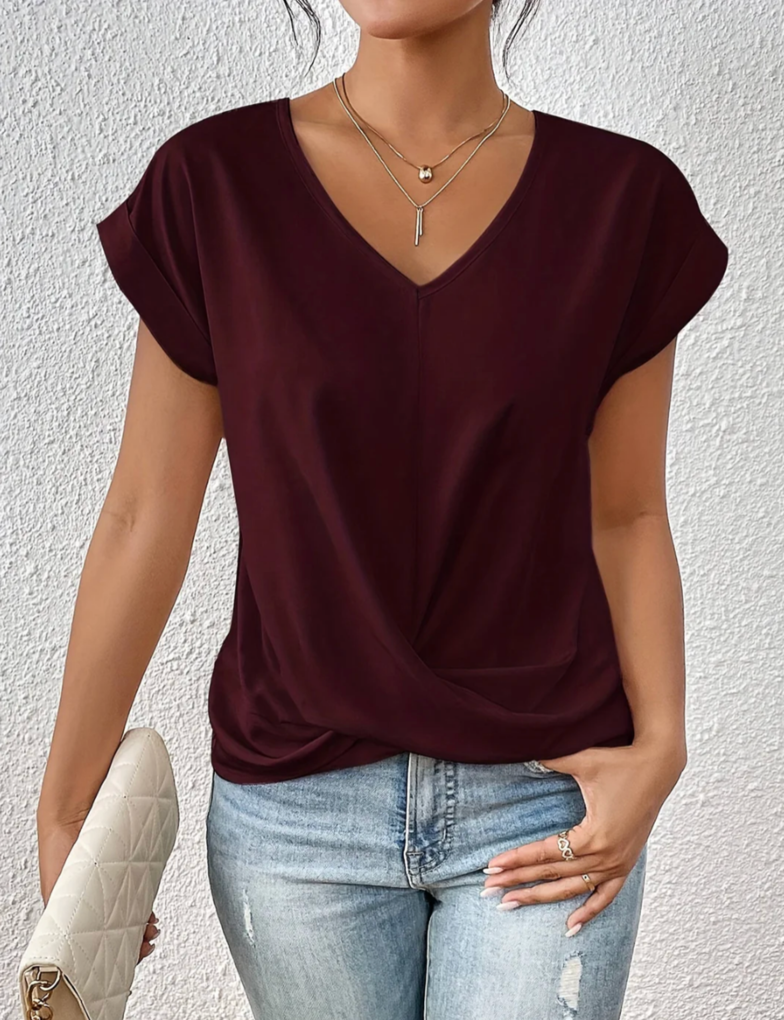 Giorgia™ | Top Elegante con Drappeggio