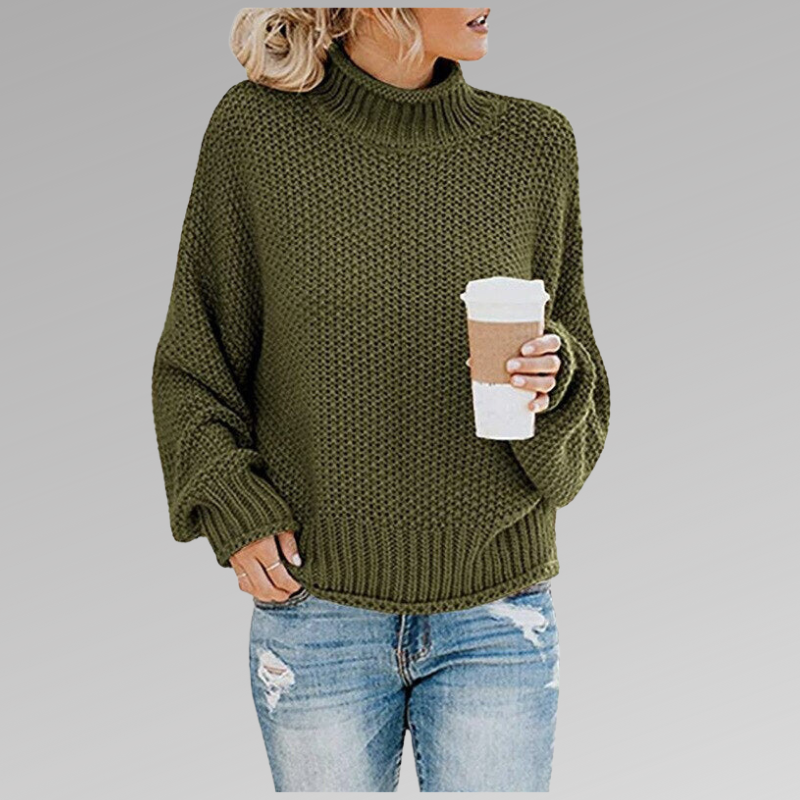 LUCINDA™|MAGLIONE COLLO ALTO