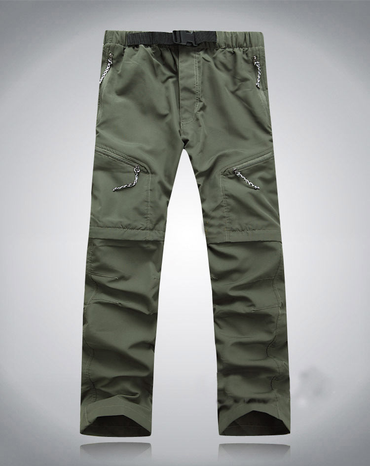Derryl - Pantaloni funzionali elastici Zip-Off per uomini