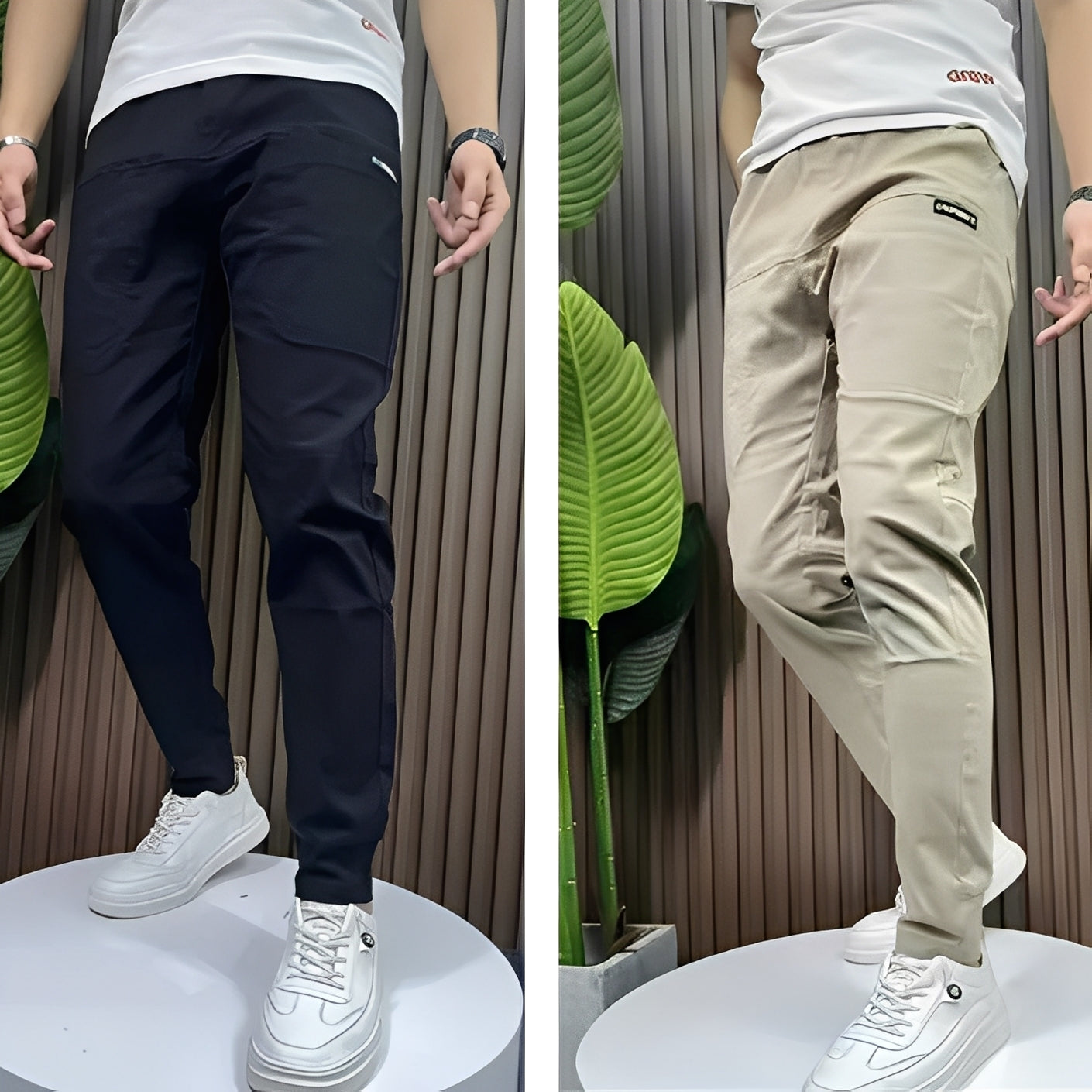 Raynard - Eleganti pantaloni cargo elastici per uomini