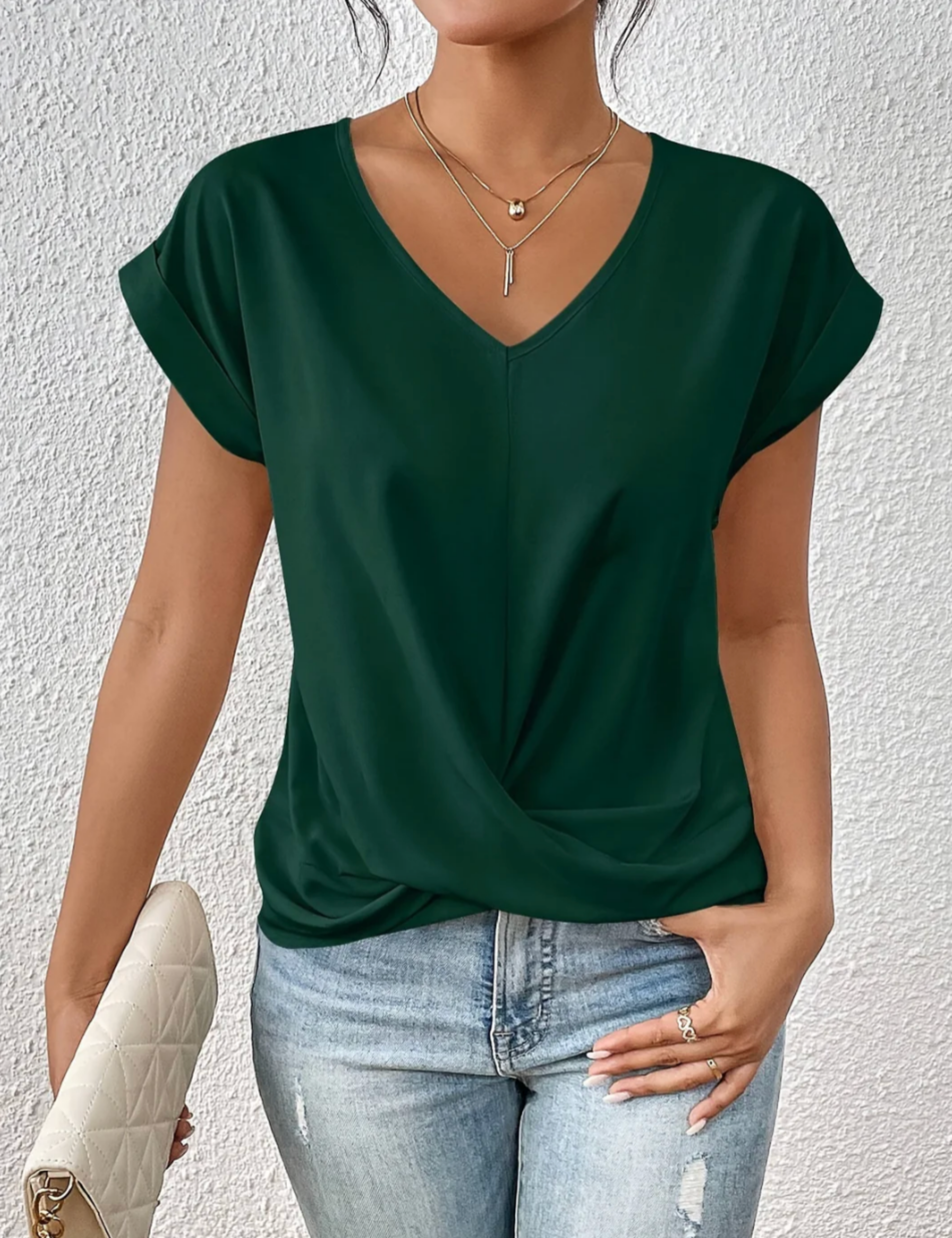 Giorgia™ | Top Elegante con Drappeggio