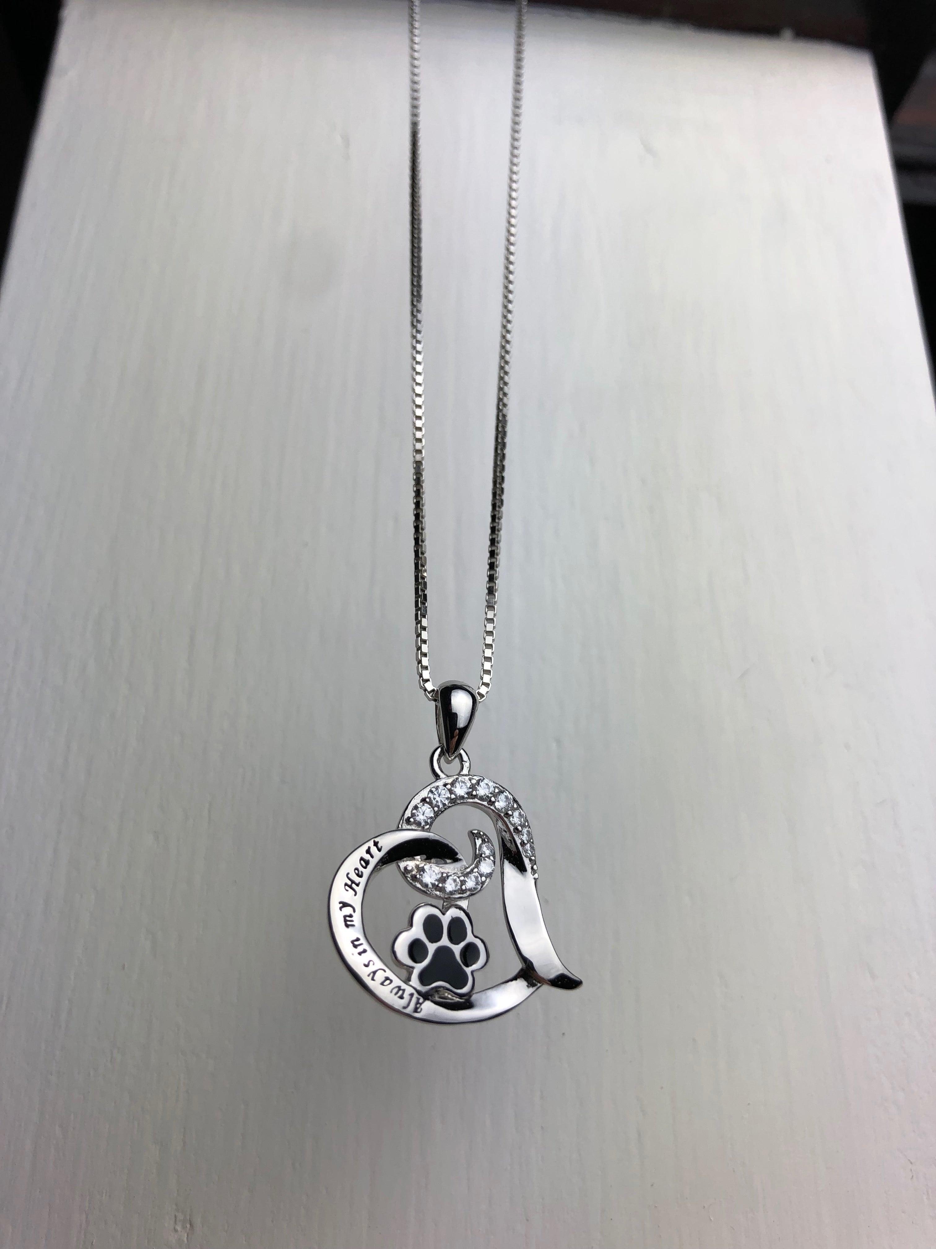 Elegante collana commemorativa per cani – Acciaio inossidabile