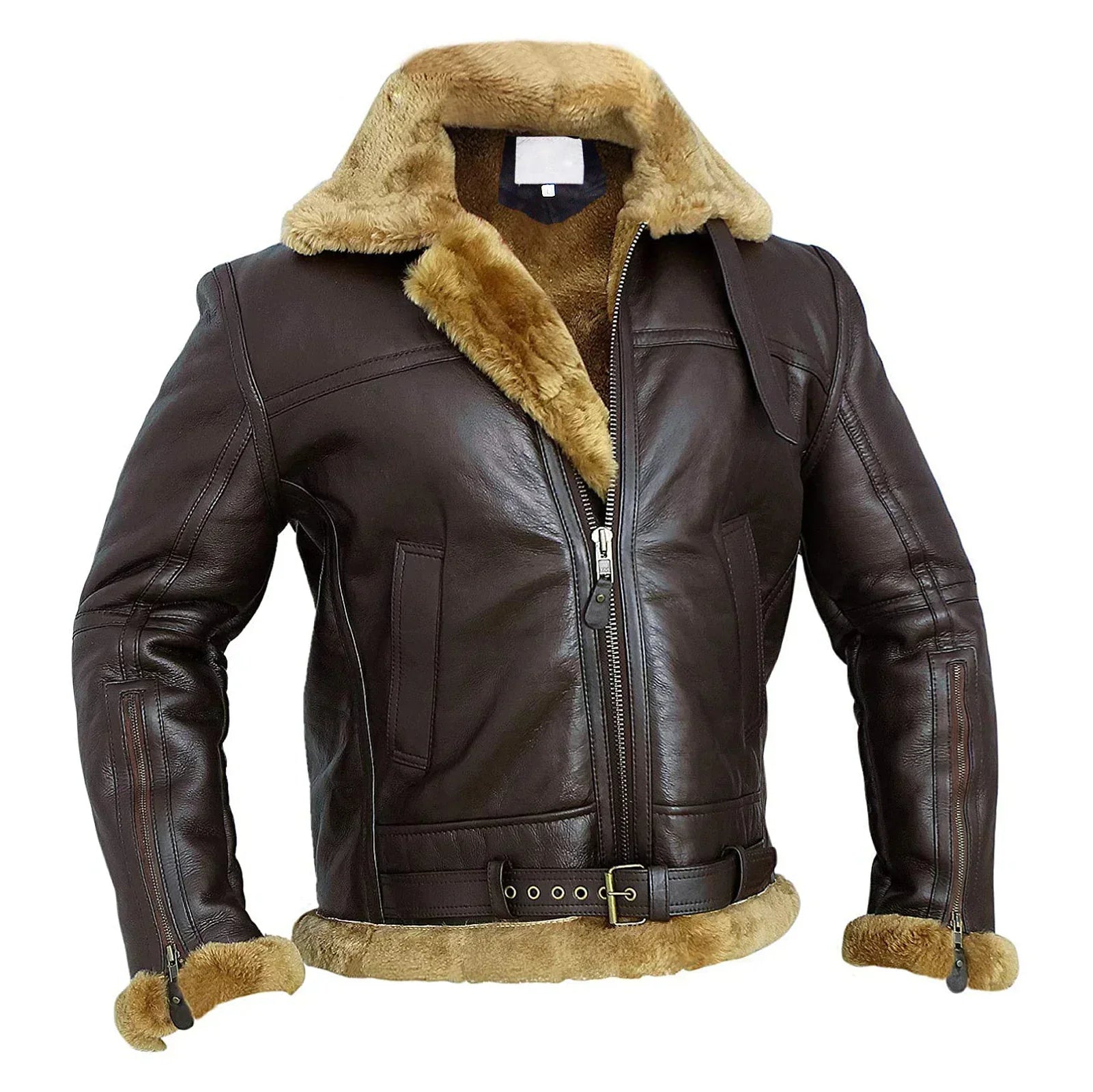Benjamín - Giacca bomber casual in pelle di pecora