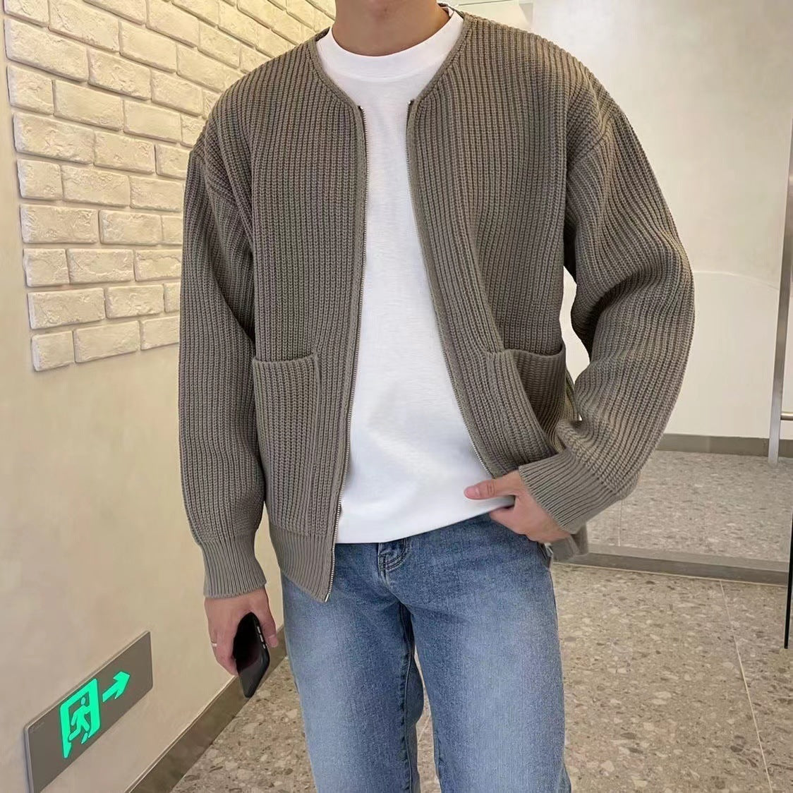 Ronan – Cardigan da uomo in design a maglia