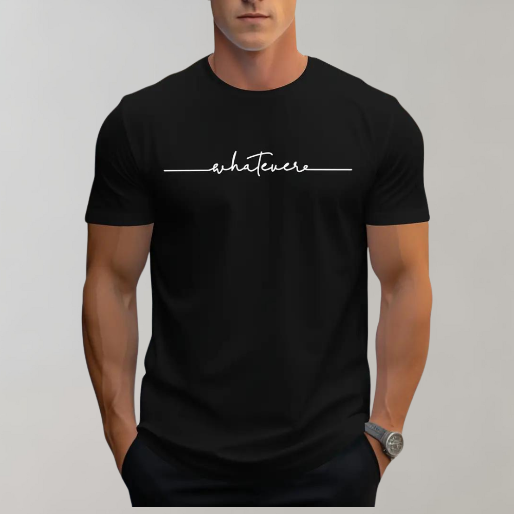Frodo - Maglietta casual da uomo con scollo rotondo