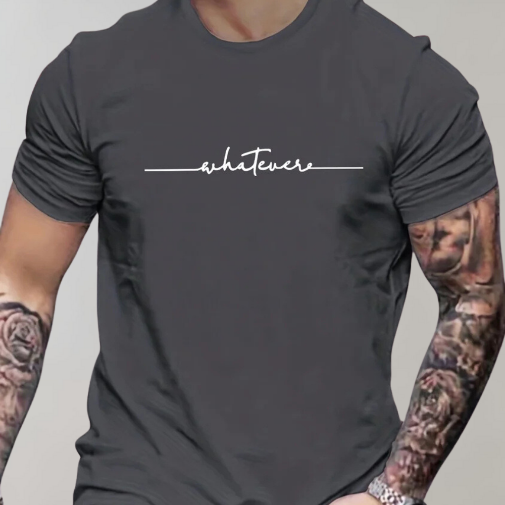 Frodo - Maglietta casual da uomo con scollo rotondo