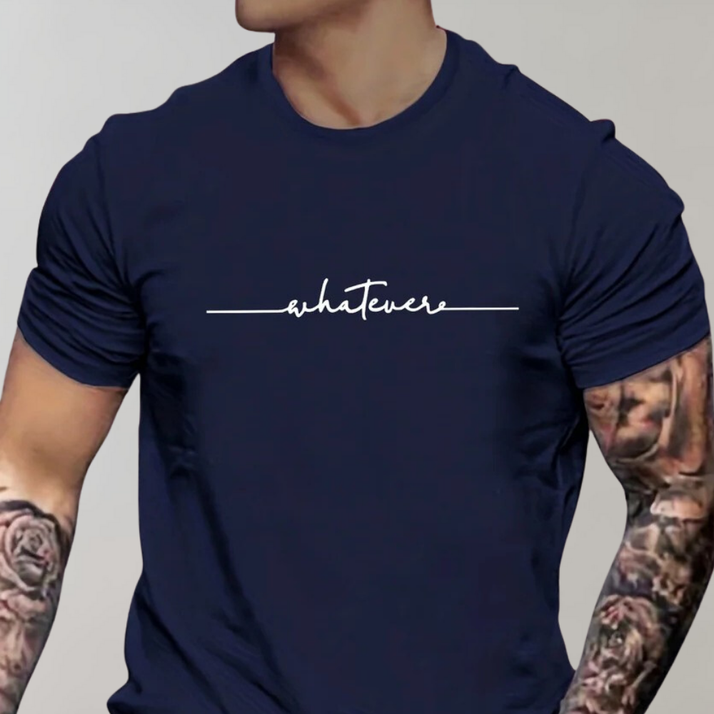 Frodo - Maglietta casual da uomo con scollo rotondo
