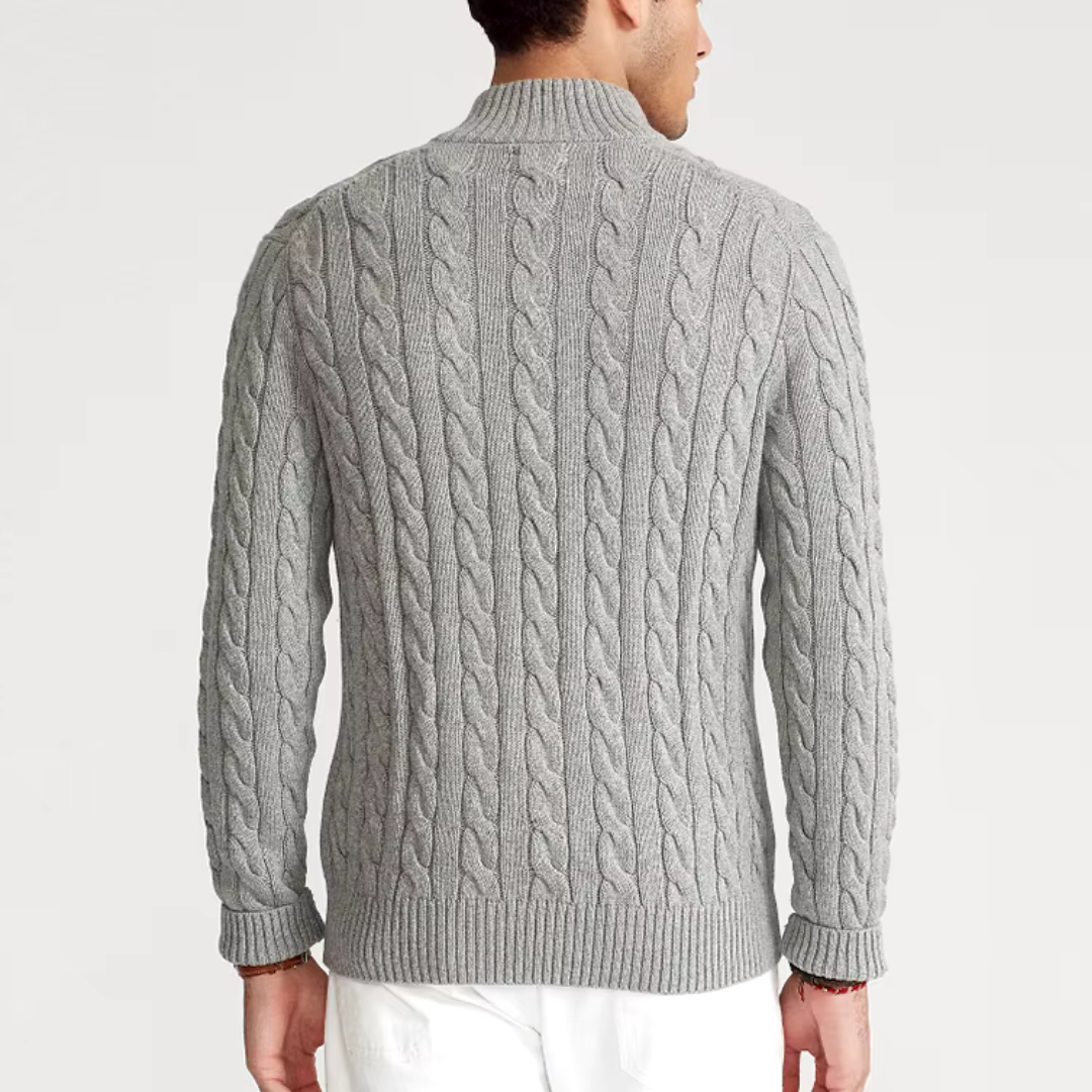Adrien - Maglione con mezza zip