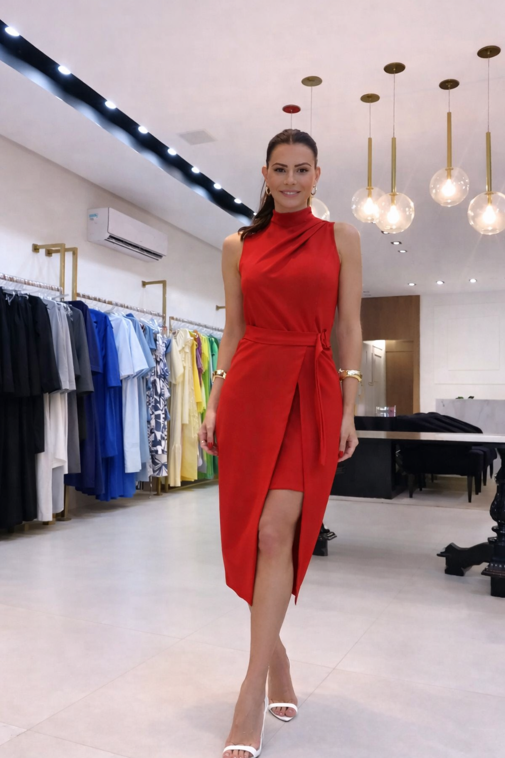 Alessia™ | Abito Asimmetrico Monospalla Elegante