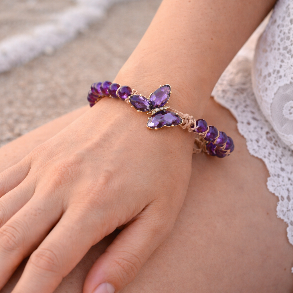 Bracciale Farfalla Cristallo