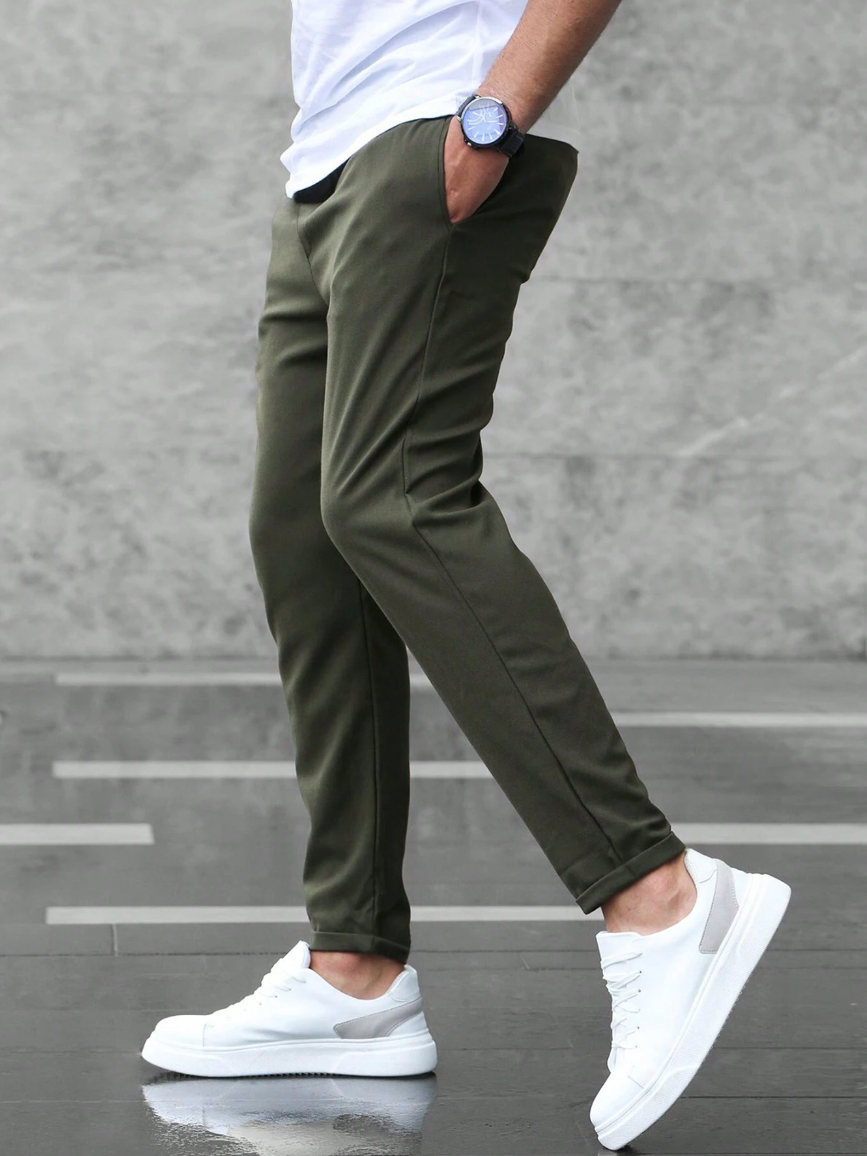 Nico – Elegante e comodi pantaloni elasticizzati per uomini