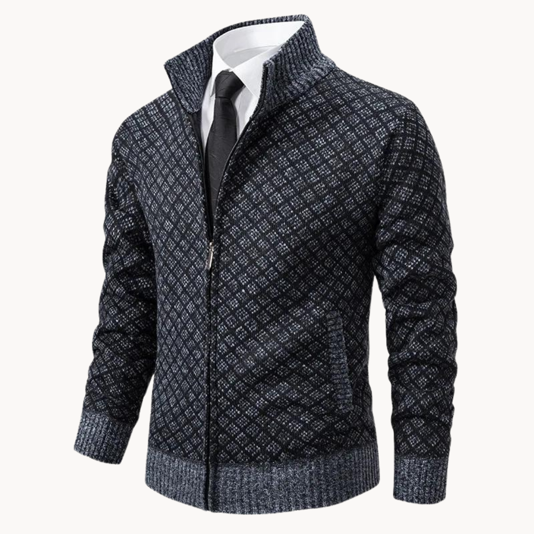 Julien – Collo alto Jacquard Maglia