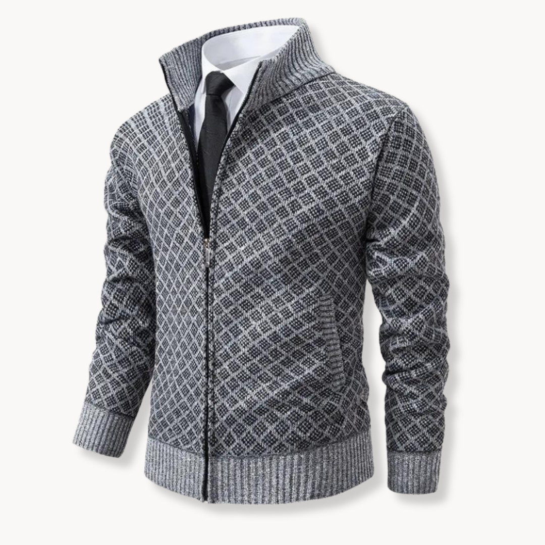 Julien – Collo alto Jacquard Maglia