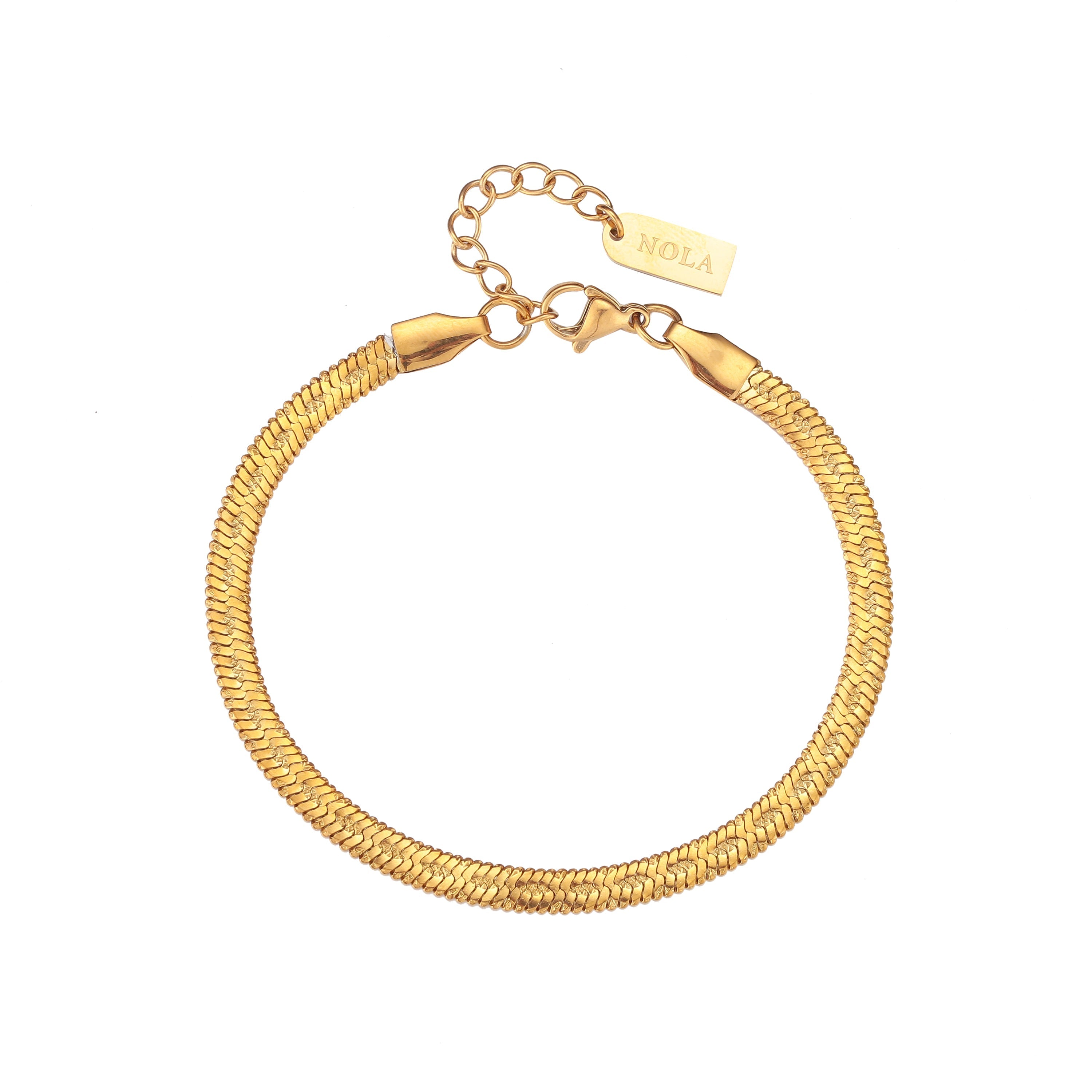 Bracciale Catena Piatta Infinito