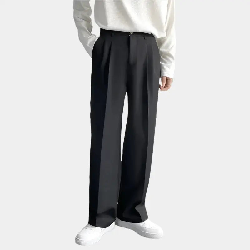 Emil – Pantaloni larghi da uomo con pieghe