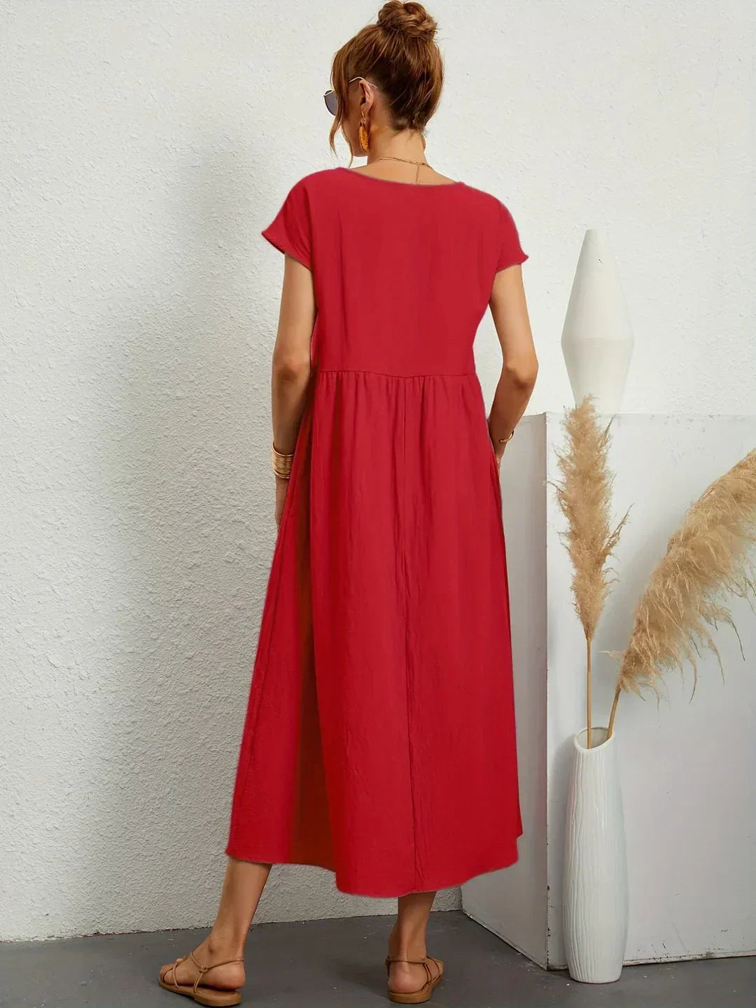 Gabrielle™ | Abito midi fluido dall’eleganza naturale