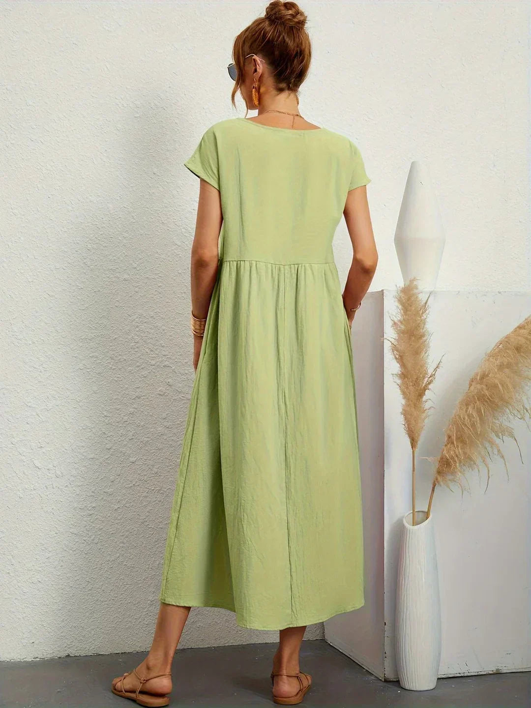 Gabrielle™ | Abito midi fluido dall’eleganza naturale