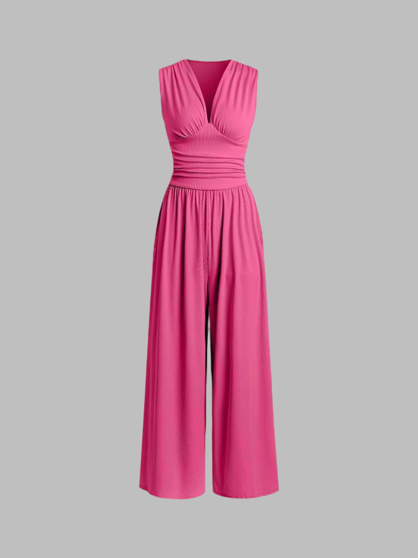Alessandra™ | Tuta elegante smanicata a gamba ampia