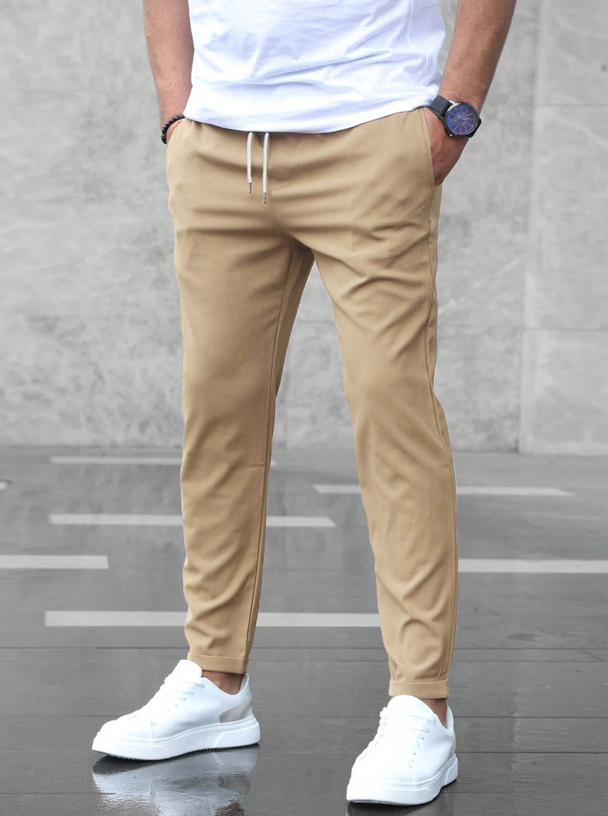 Nico – Elegante e comodi pantaloni elasticizzati per uomini