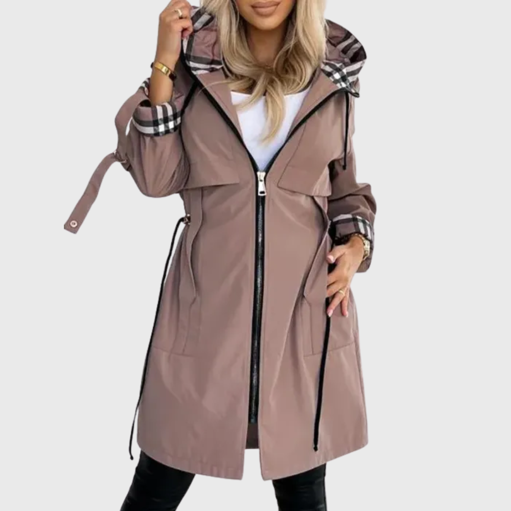 LORETTA™|GIACCA CON ZIP FRONTALE