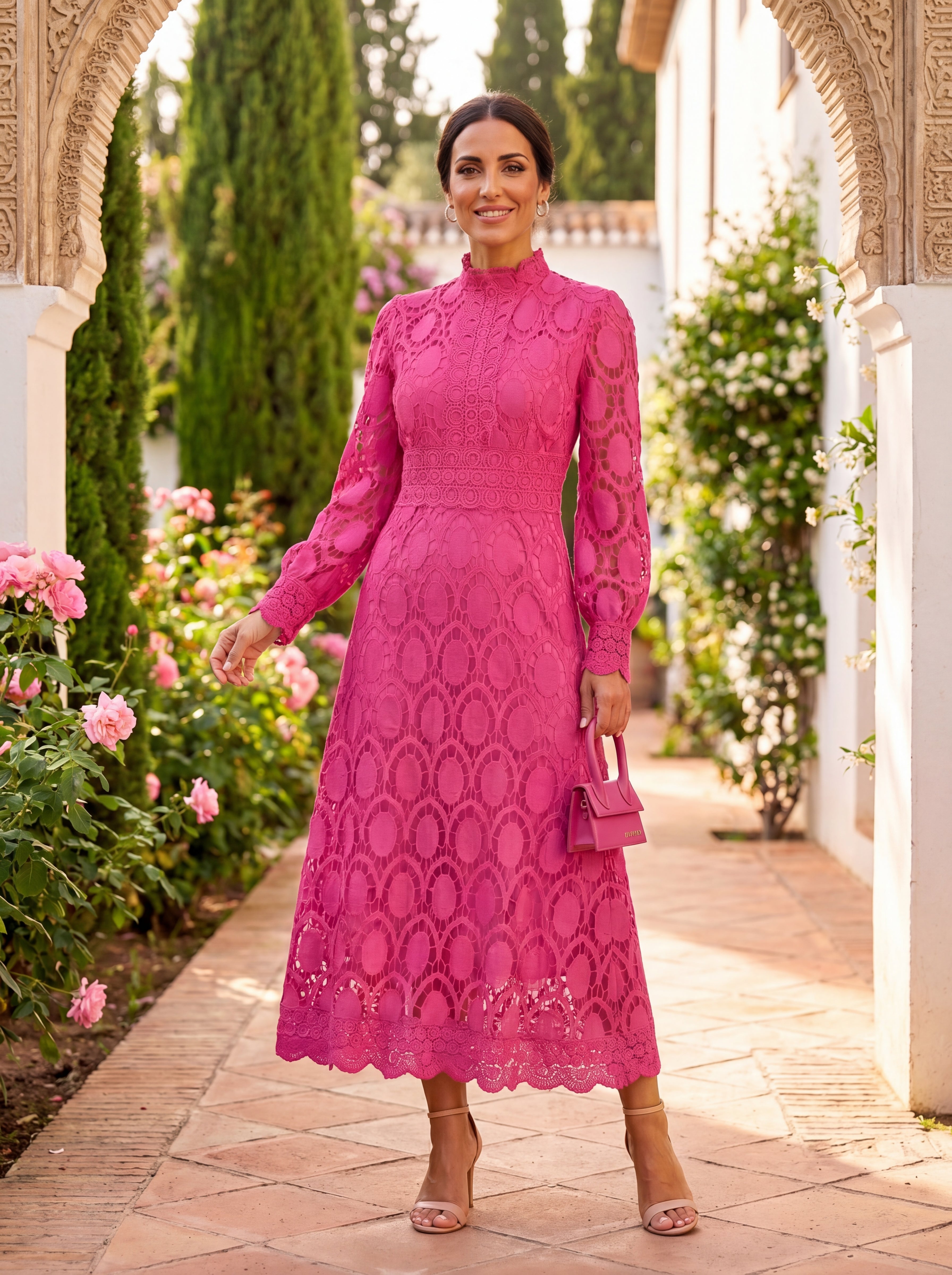 Carmona™ | Abito in Pizzo Elegante