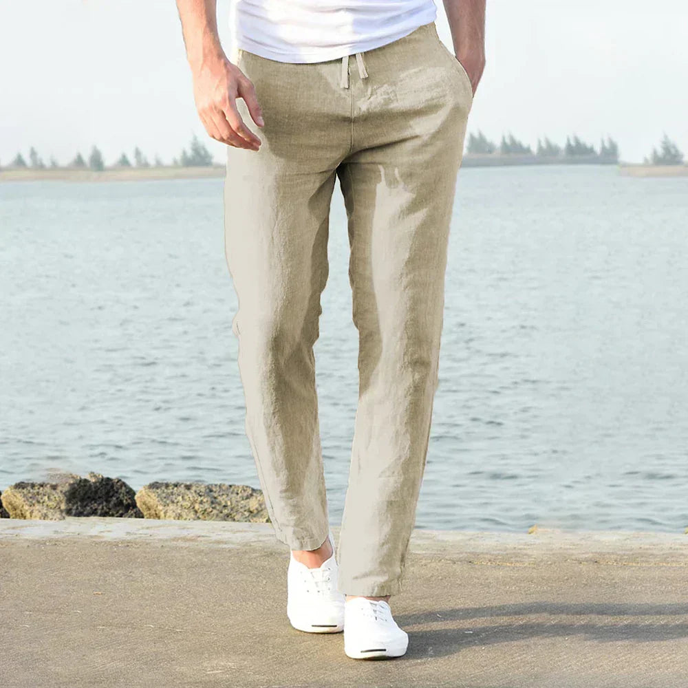 Domenic - Comodi Pantaloni di Lino per Uomo