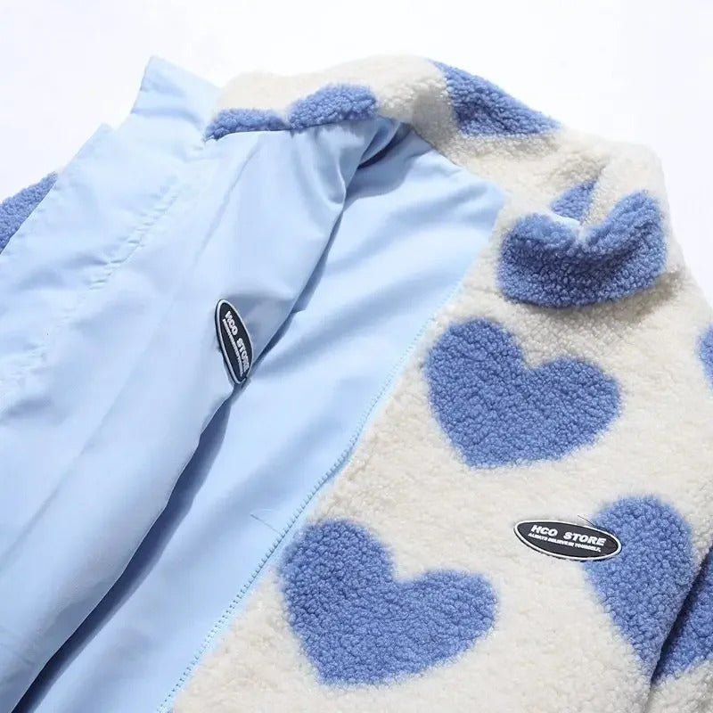 Monique™ | Veste réversible aux cœurs délicats