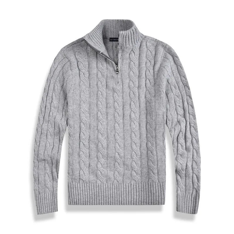 Adrien - Maglione con mezza zip