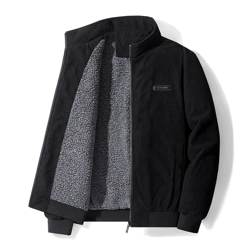 Udo | giacca in corduroy con fodera in pile