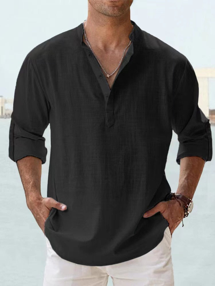 Lorenzo | T-shirt in lino comoda