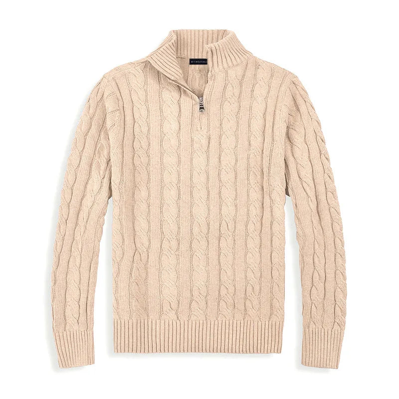 Adrien - Maglione con mezza zip