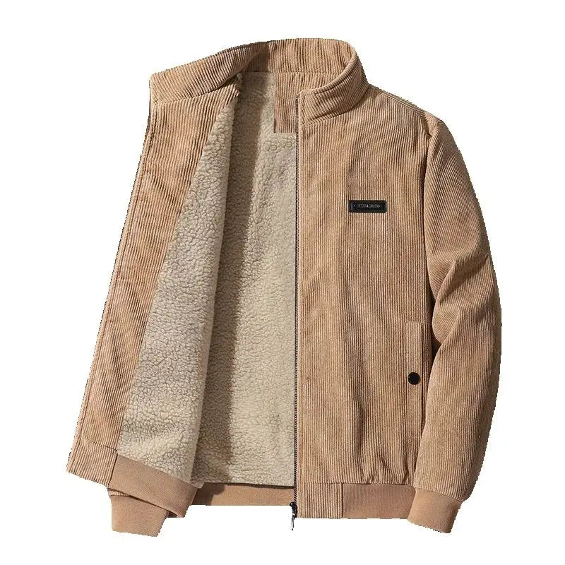 Udo | giacca in corduroy con fodera in pile