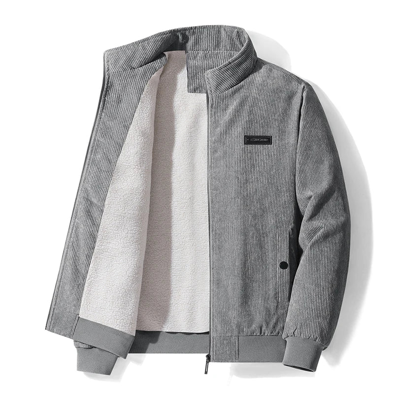 Udo | giacca in corduroy con fodera in pile