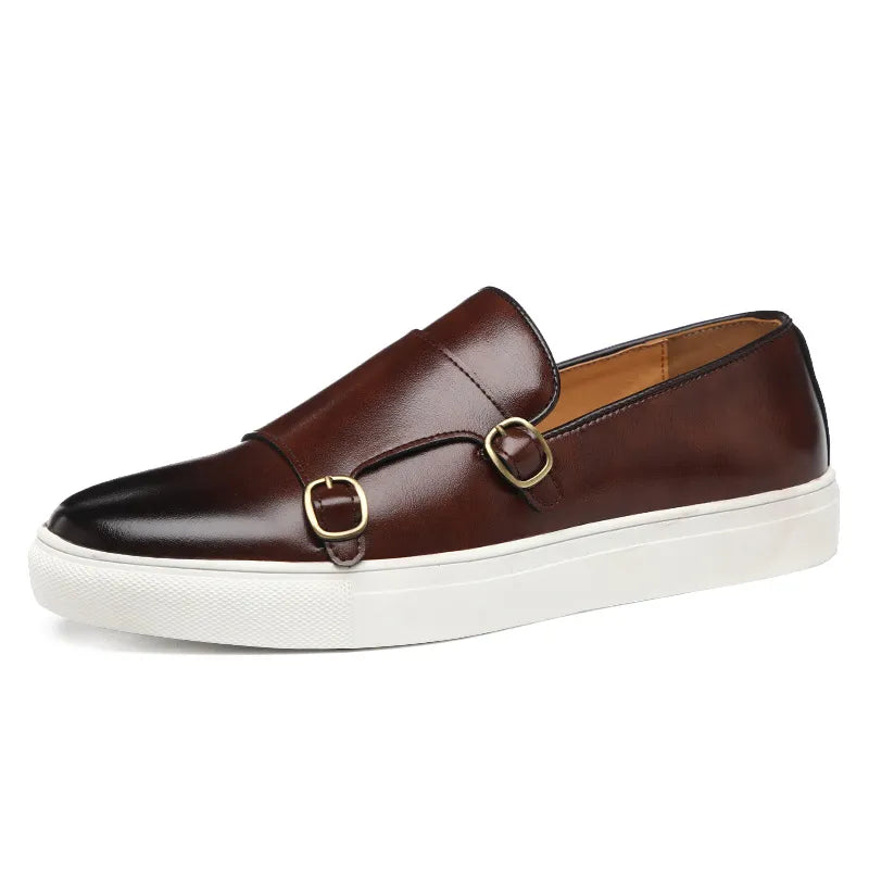 Jerald - Mocassini da uomo in pelle in stile casual