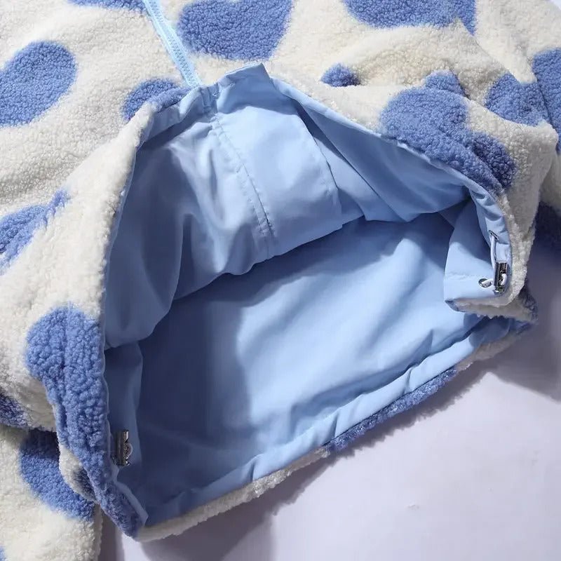 Monique™ | Veste réversible aux cœurs délicats