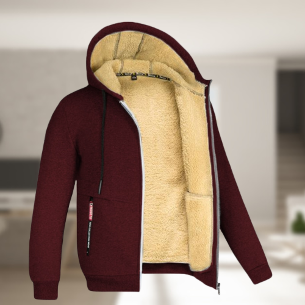 Andrew – Giacca invernale con cappuccio in pile