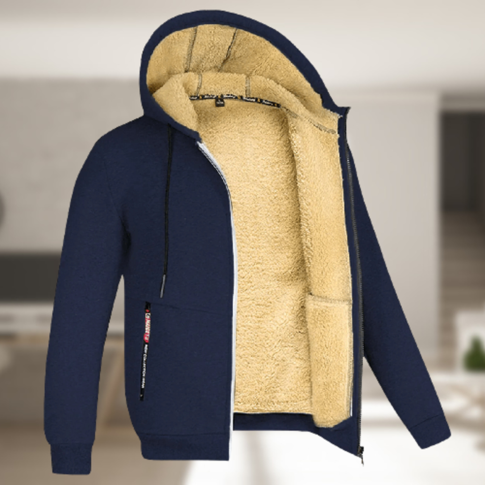 Andrew – Giacca invernale con cappuccio in pile