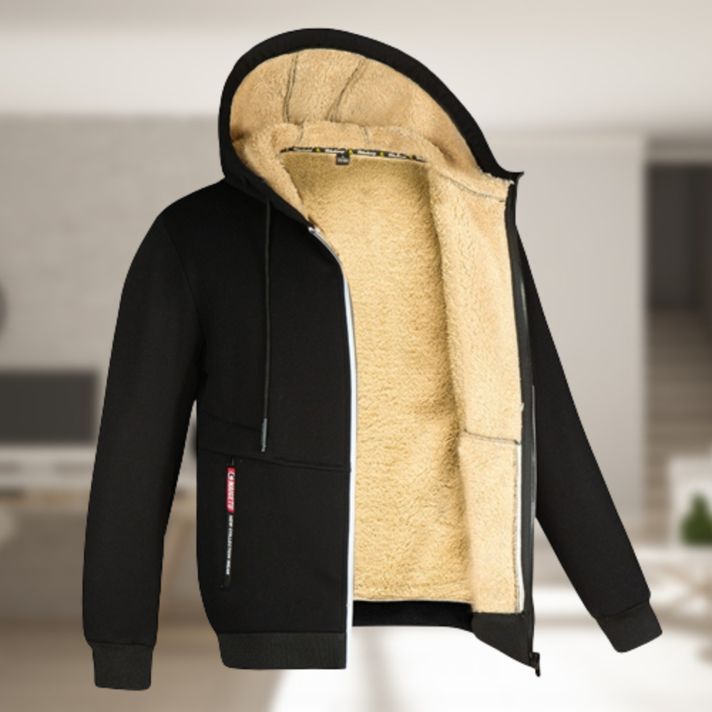 Andrew – Giacca invernale con cappuccio in pile