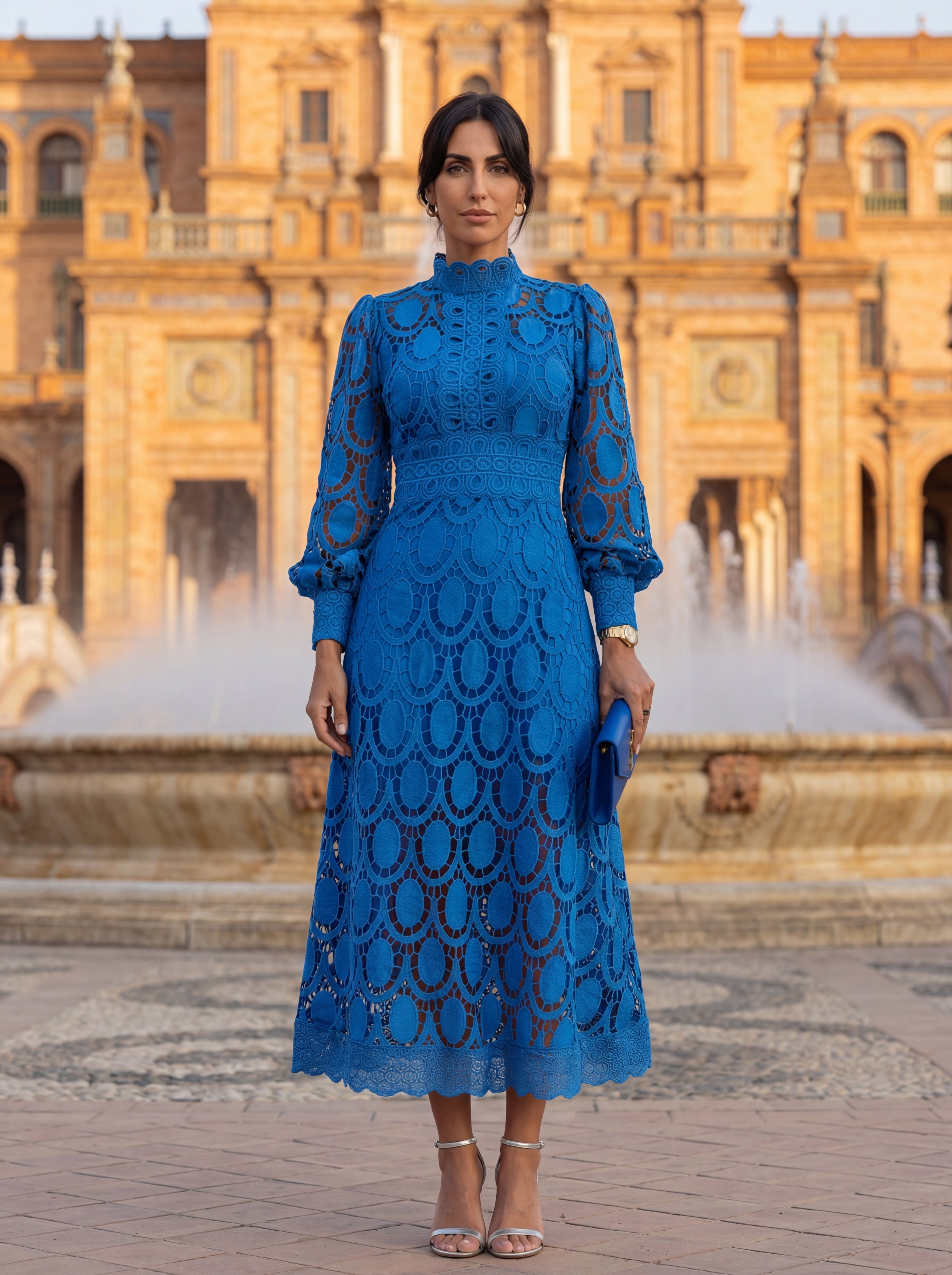 Carmona™ | Abito in Pizzo Elegante