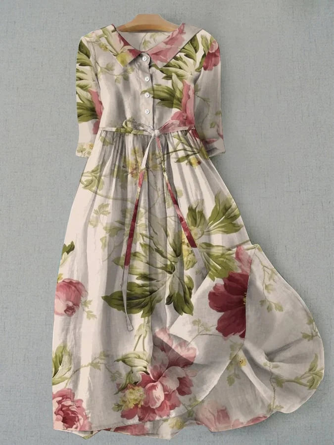 Vivienne | abito floreale classico ed elegante