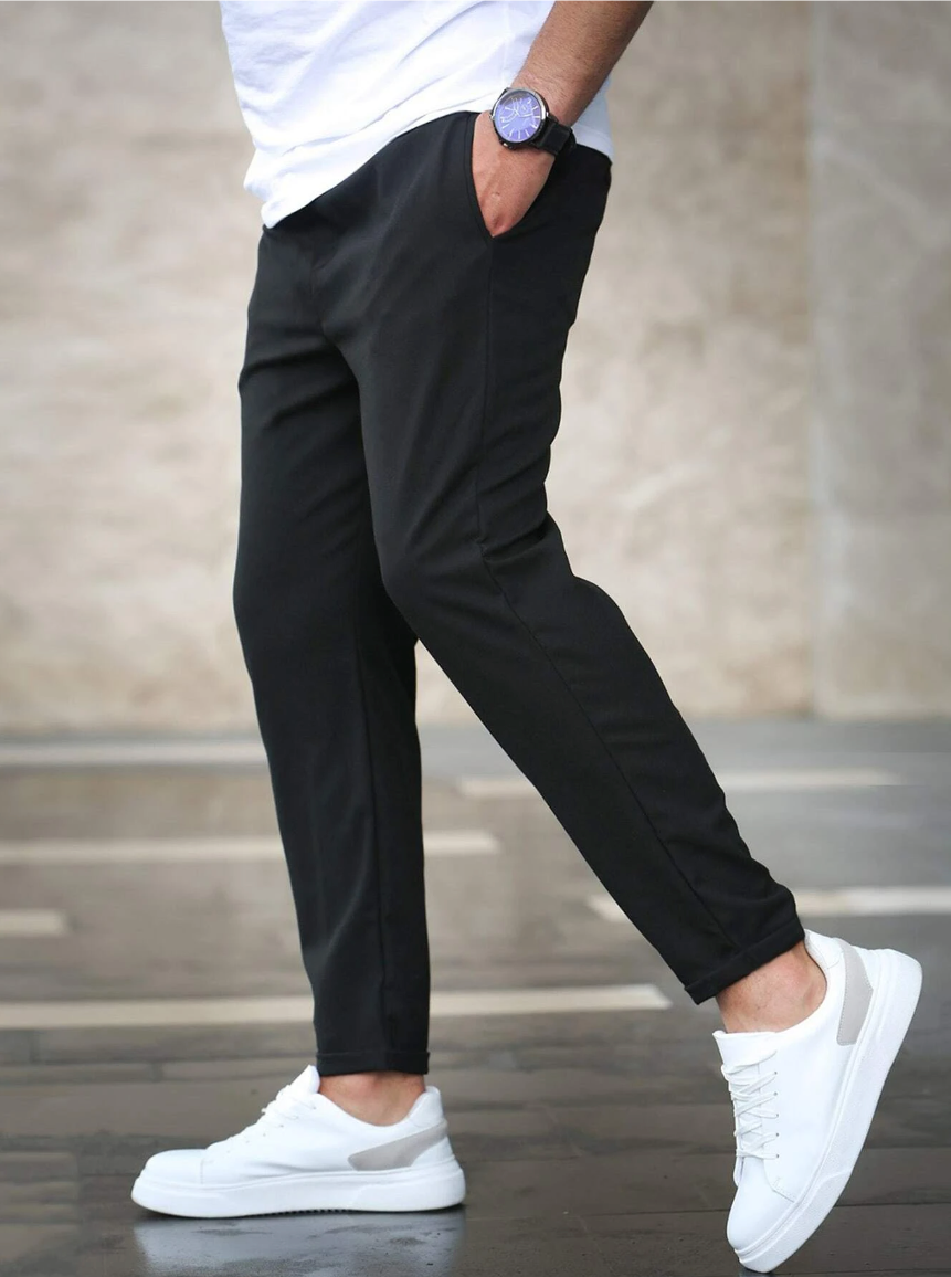 Nico – Elegante e comodi pantaloni elasticizzati per uomini