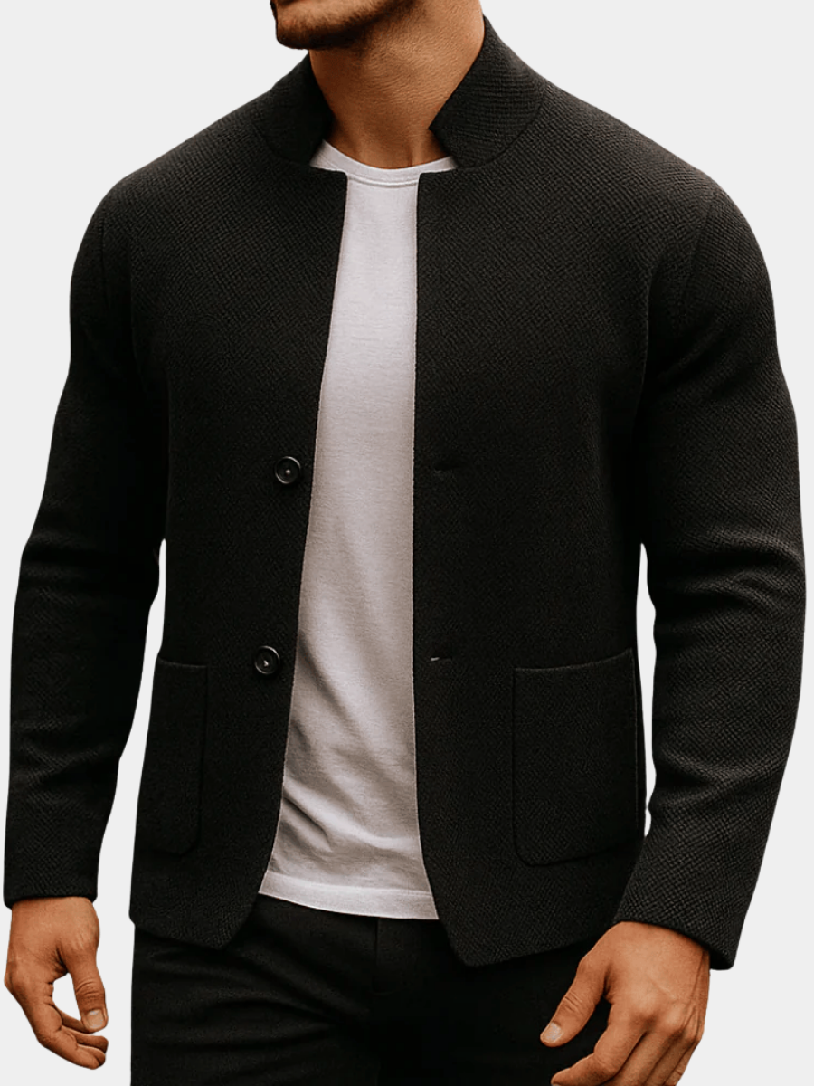 Alberto™ | Gilet in maglia strutturata dallo stile contemporaneo