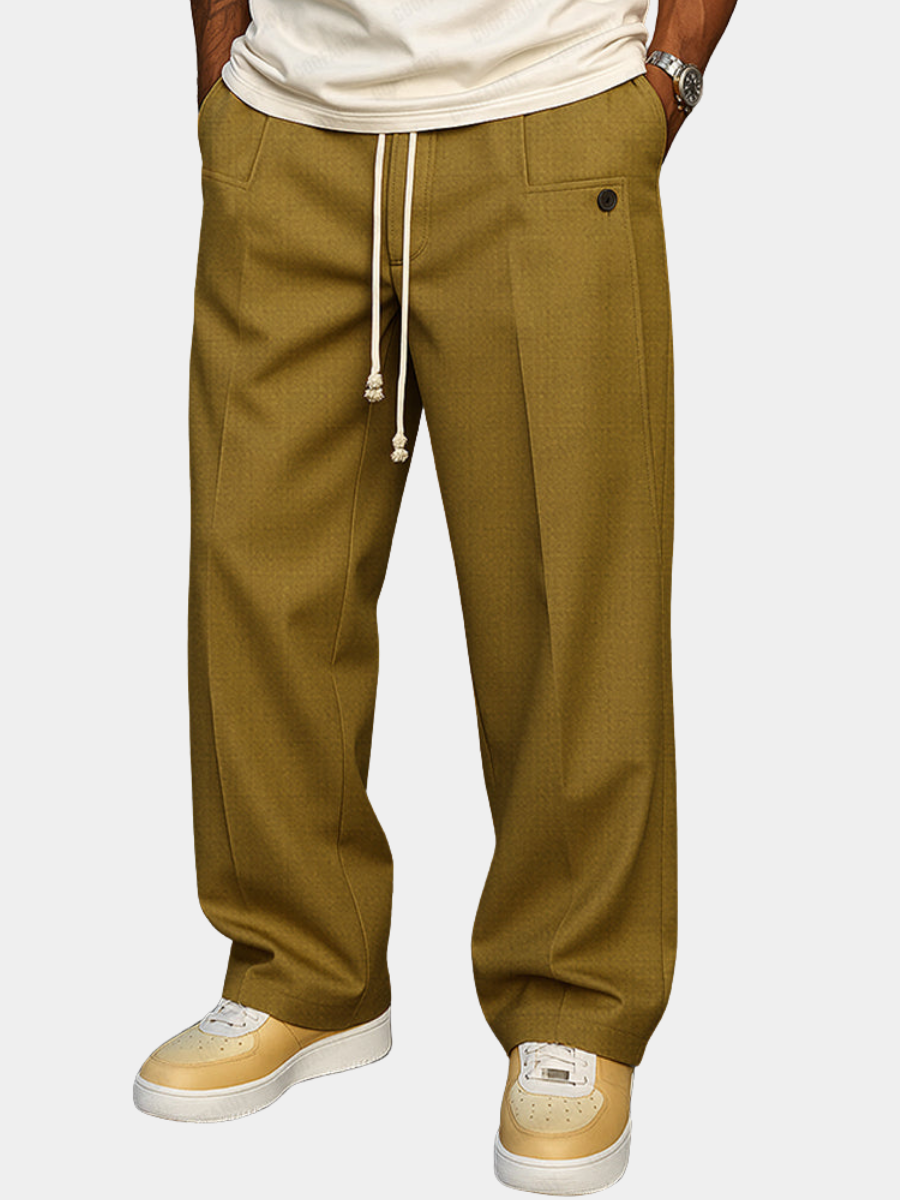 SILVORO | PANTALONI ELEGANTI CON LACCIO
